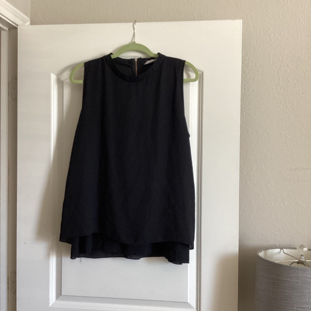 Stella Luce Black sleeveless blouse